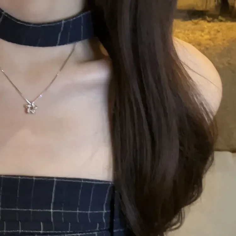 钛钢项链 精致五角星项链女小众高级感锁骨链新款简约通勤