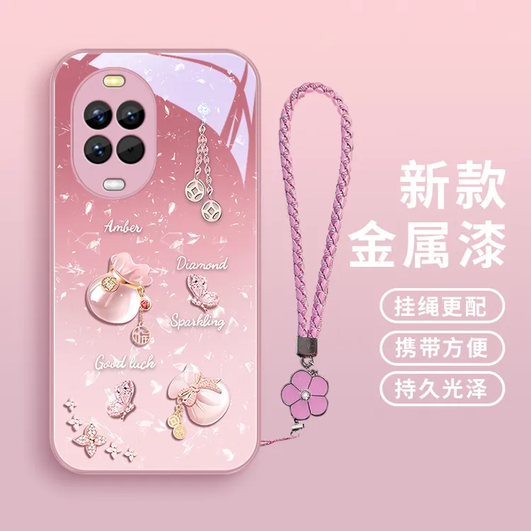 好运福袋适用华为Nova14手机壳Nova14pro小众女款可爱网红玻璃壳