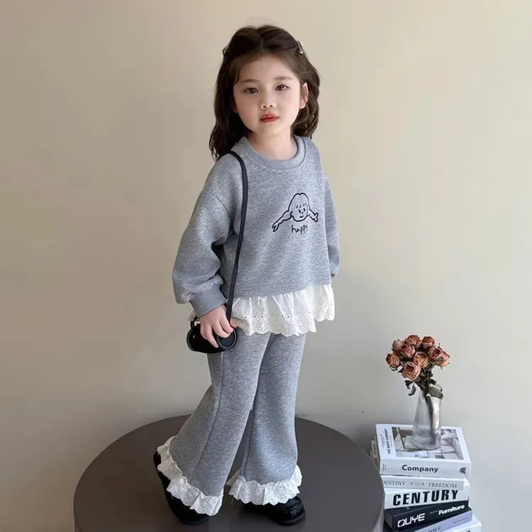 2025女童卫衣套装棉秋装新款儿童洋气时髦小女孩宝宝女童秋装洋气