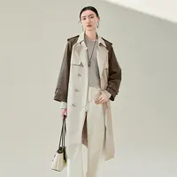 【籽言专属】MOFAN摩凡春新款卡其色风衣MAF474072