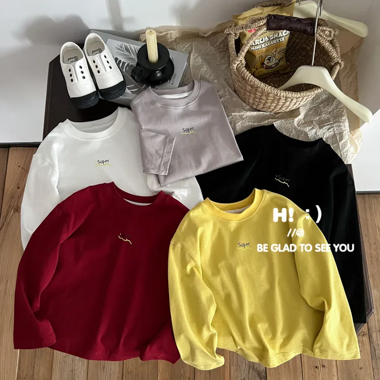 【现货】郝叔童品秋季新款潮牌2025男童时尚多巴胺网红长袖潮HQ5322