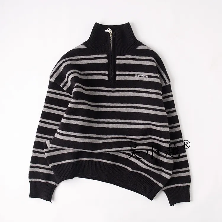 吴小越w1764儿童毛衣立领百搭神器洋气秋冬新款男童原宿风文艺范