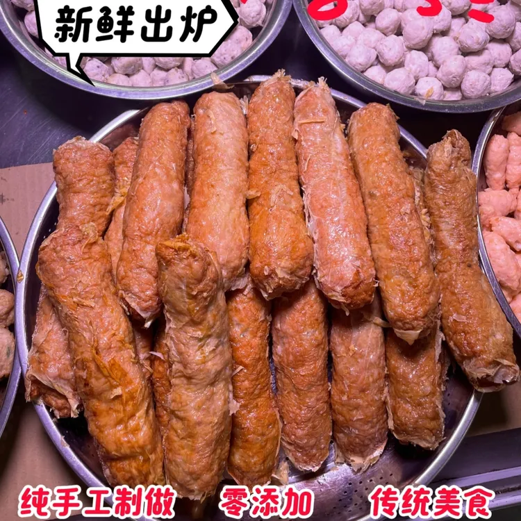 正宗潮汕惠来（塘田）卷章，惠来特色美食批发纯手工鲜做95%猪肉含量