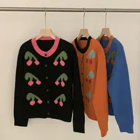 FUJIA STYLE新款气质休闲百搭时尚复古舒适简约针织衫Z5566