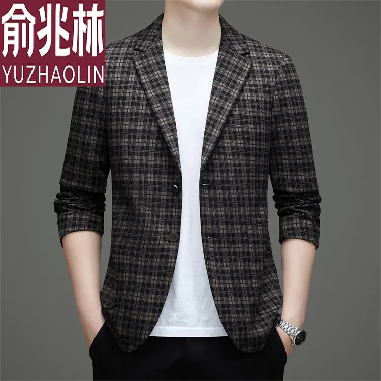 俞兆林常规款西装领标准商务风正装礼服西服