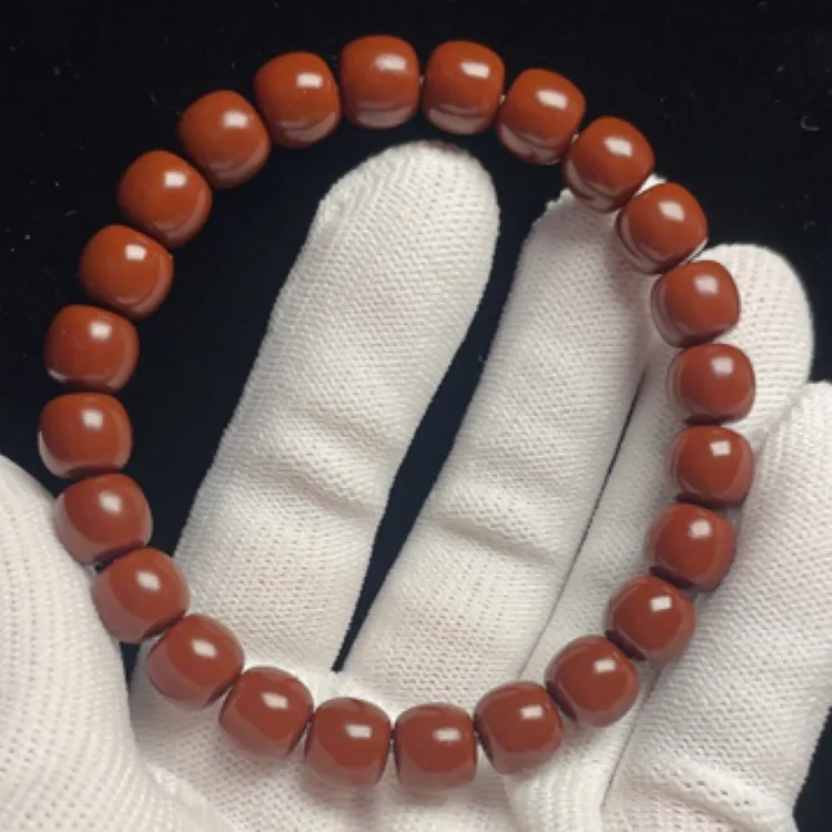 【跃亿甄选】已包浆机刷玉化小老型猴头手串尺寸9+左右