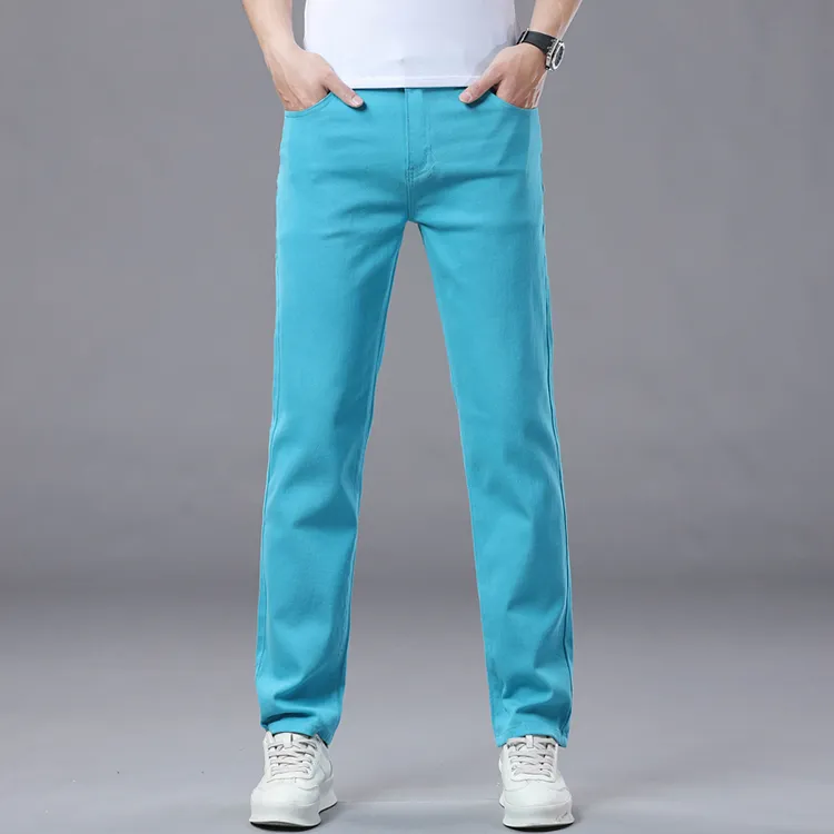 【奥莱折扣】男裤爆款薄款宽松商务透气牛仔裤休闲裤直筒裤男士夏