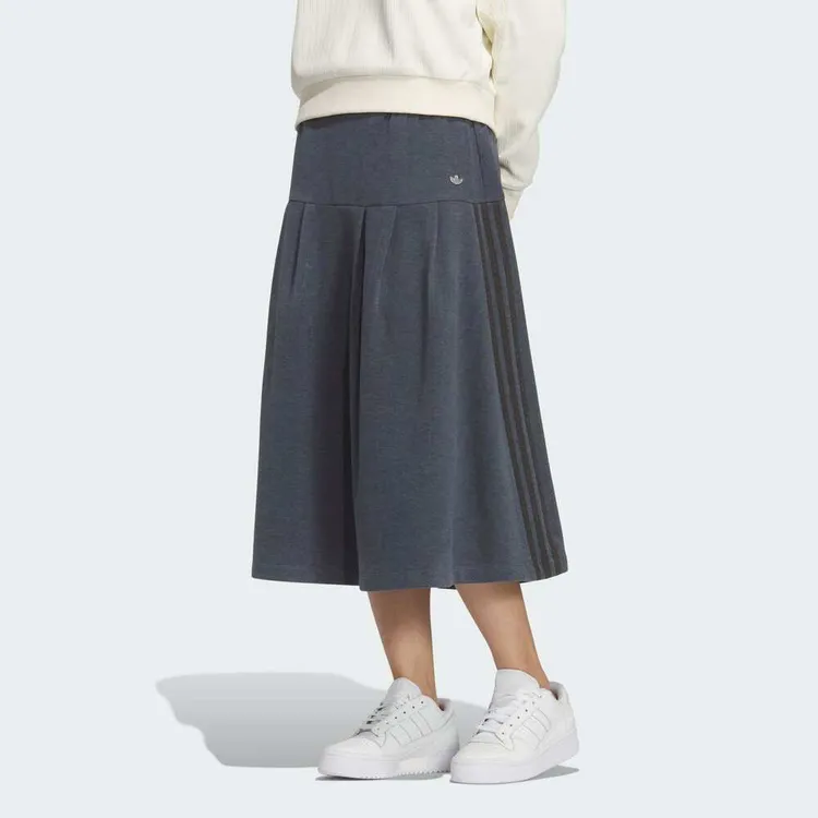 【滔搏联动】阿迪达斯三叶草女子PLEATED SKIRT针织长裙KS5986