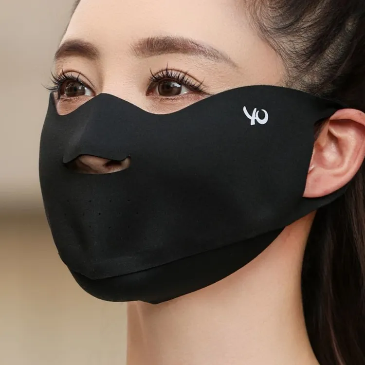 加厚保暖面膜口罩冬季女防风防寒高颜值加绒露鼻骑行防冻护脸面罩
