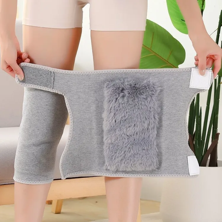 秋冬加绒护膝保暖老寒腿男女士加厚防寒老人专用护漆盖关节冷凉JY