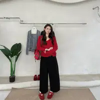 针织韩系两件套毛衣