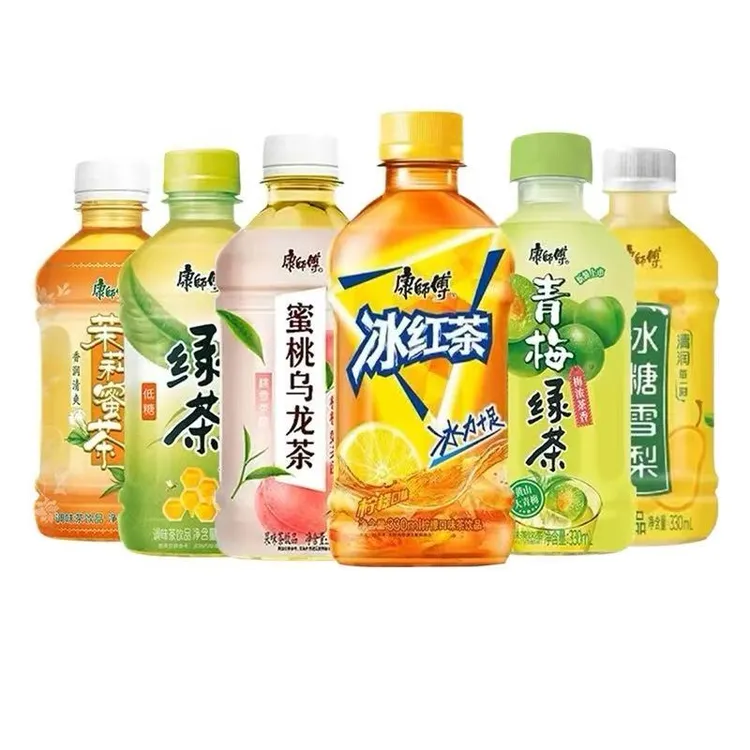 康师傅冰红茶饮料茉莉蜜茶冰糖雪梨酸梅汤小瓶装茶饮料