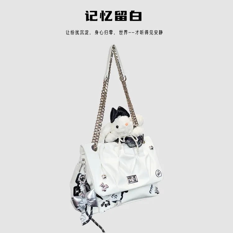 记忆留白女大容量通勤秋冬小众时尚新款大包女款新款包包女款