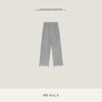 MRHALA 阳和多彩廓形精织新疆棉松紧口袋休闲卫裤女LK55182