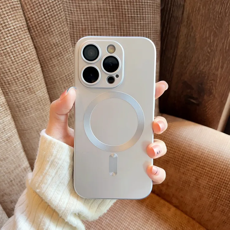 镜头全包适用苹果16promax手机壳磁吸充电iPhone15/14/13防摔软壳