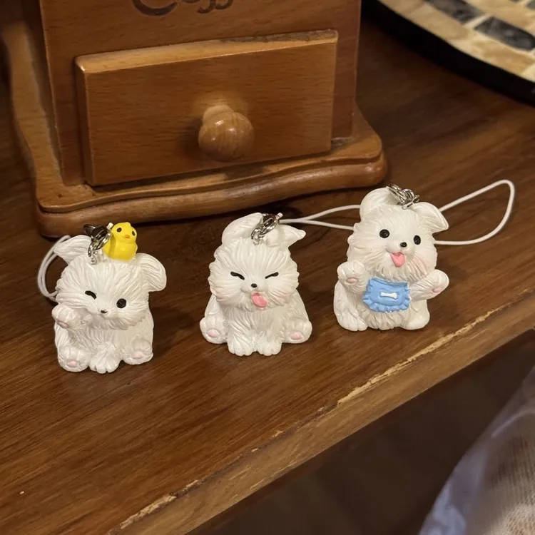 超萌可爱小狗挂件卡通玩偶包包钥匙扣搞怪表情ins风配饰挂饰礼物