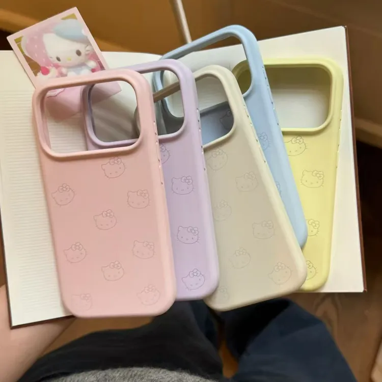 灰线KT适用苹果17手机壳13/14ProMax卡通iPhone16/INS风17P网红