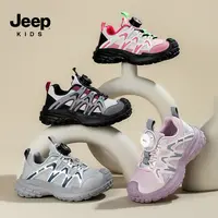 Jeep儿童鞋子透气防滑中小童学步鞋2025秋季款男童户外软底运动鞋