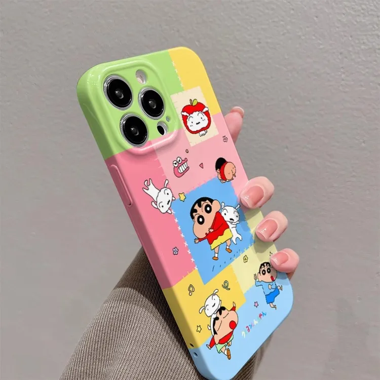 菲林软壳防摔搞怪小新适用苹果16华为reno14小米15vivox200 1加