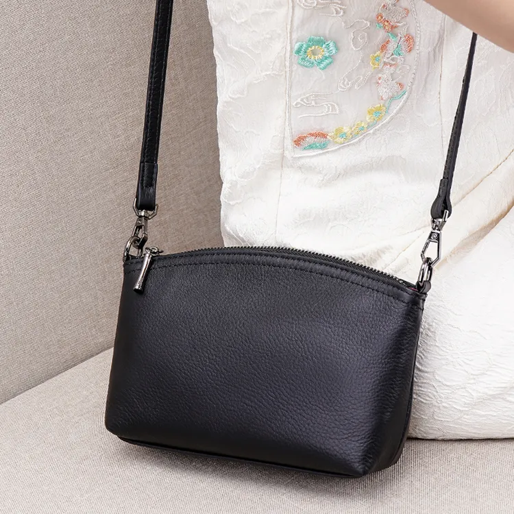 真皮女包迷你小包包2025新款时尚妈妈手机包女士单肩小包斜挎包女