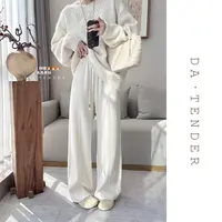 DA·Tender【超细糯米尼加绒阔腿裤】加绒加厚气质版型正巨显瘦