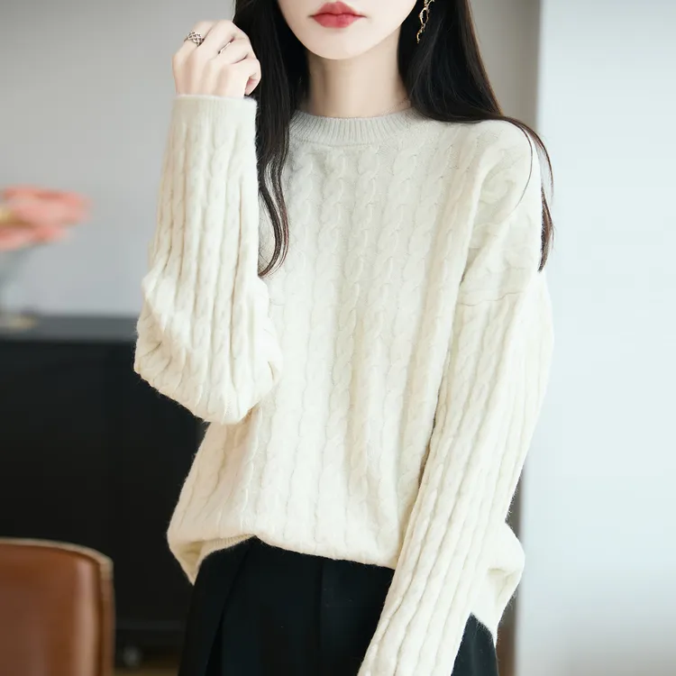 微胖mm春秋大码女士毛衣遮肚子显瘦上衣秋冬内搭可外穿针织打底衫