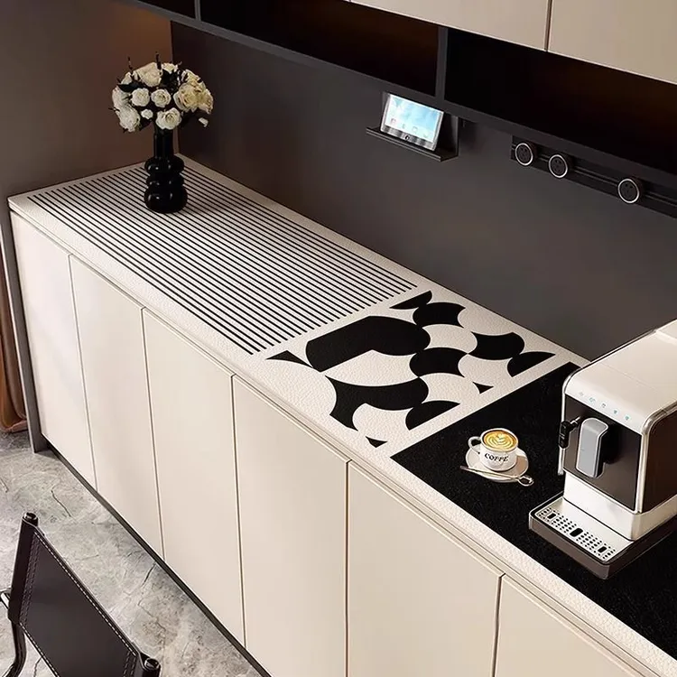 餐边柜桌垫防水防油免洗家用鞋柜垫子台面玄关桌面垫防脏垫保护垫