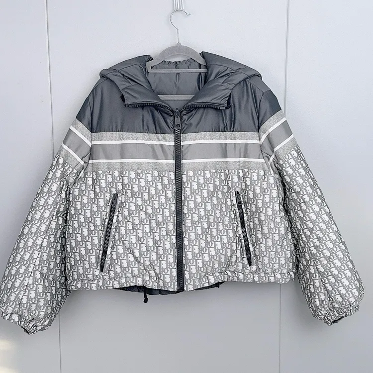 99新 DIOR/迪奥 S码/满印双面棉服/98新/lz00279