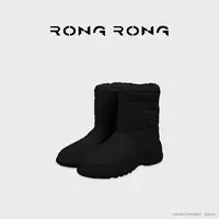 溶溶RONGRONG 电绣太空棉时尚保暖雪地靴子RR2023264-10.30 X09