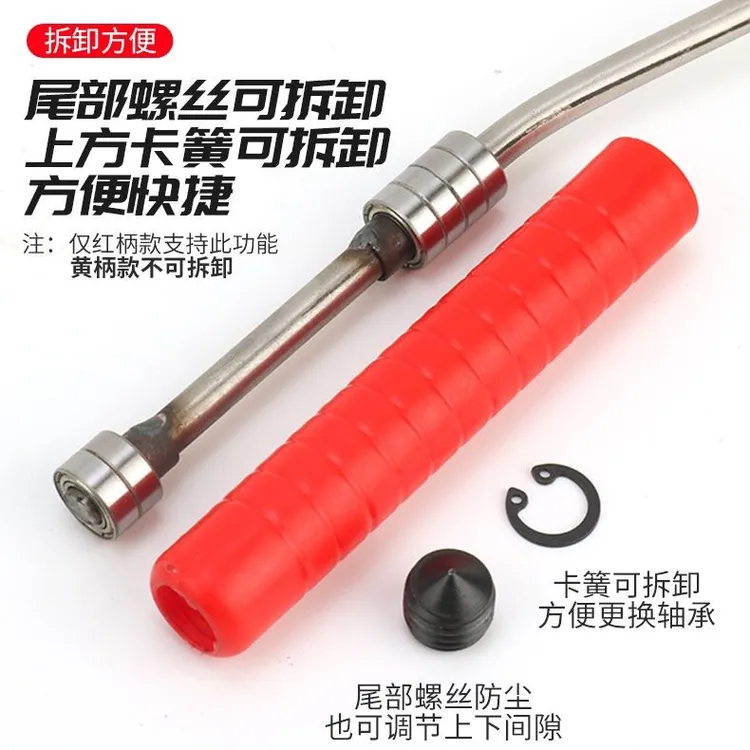 际能红塑柄6轴承桩芯钢/钢筋钩不锈钢扎丝钩