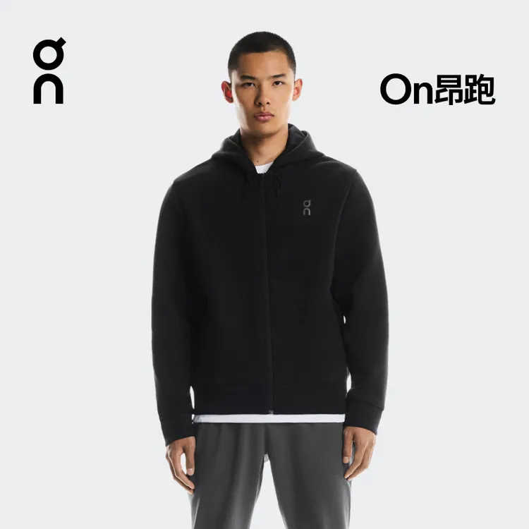 On昂跑 Focus Tech Zip Hoodie 2025 男款拉链款科技针织运动帽衫