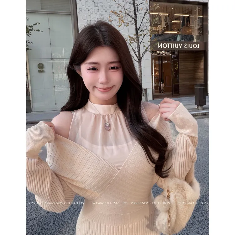 【清楚系神裙】温与柔 谁穿谁美！回头率满满~樱花奈奈清楚系套装