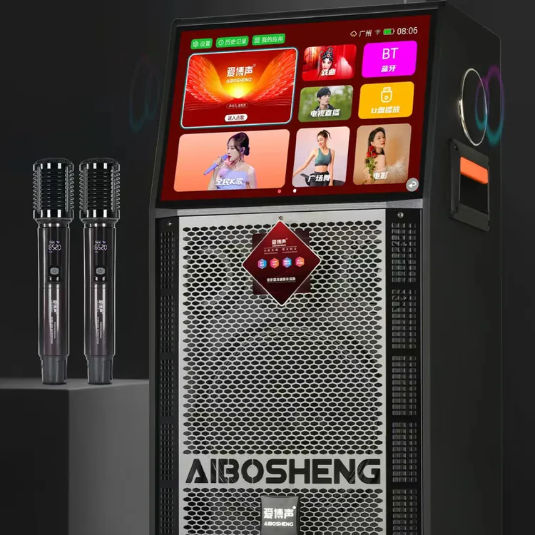 单10寸爱博声LV108PRo点歌音箱一体机