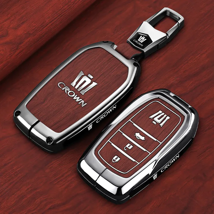 2024款新丰田皇冠陆放专用钥匙套23款陆放2.0T车2.5L豪华金属壳扣