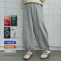 新品【锁温裤】蓝小爸童装女童休闲卫裤冬季新款儿童运动直筒阔腿