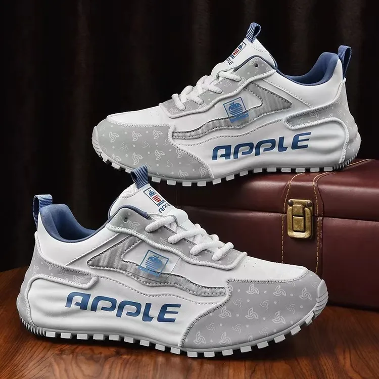 【三哥专属】APPLE/苹果 秋季皮面新款定制包底工艺休闲鞋-2323