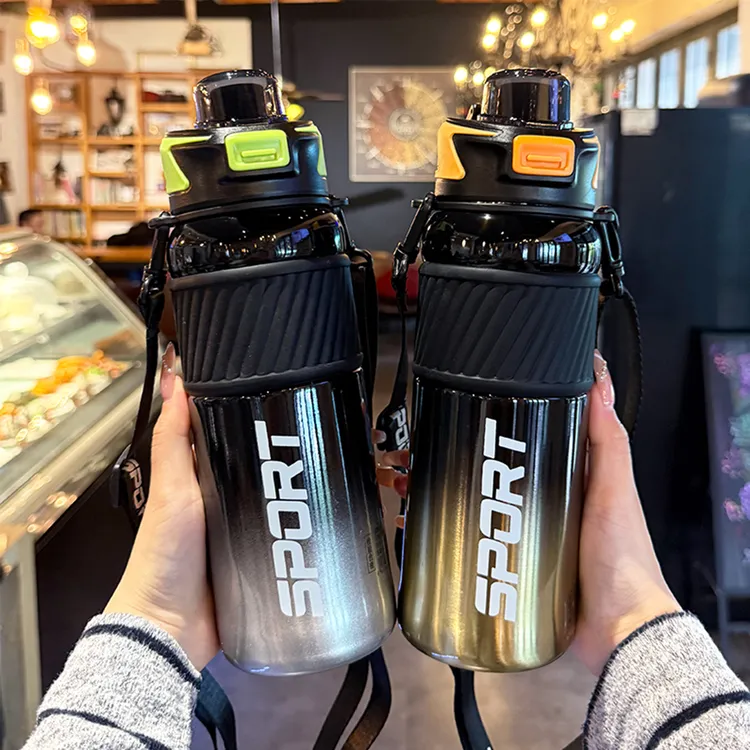 儿童保温杯学生上学专用男孩2025新款初中运动便携大容量吸管水杯