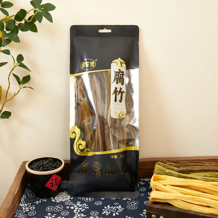 出口级二妞家黑豆腐竹不加盐不加淀粉（拍一发四）到手四包