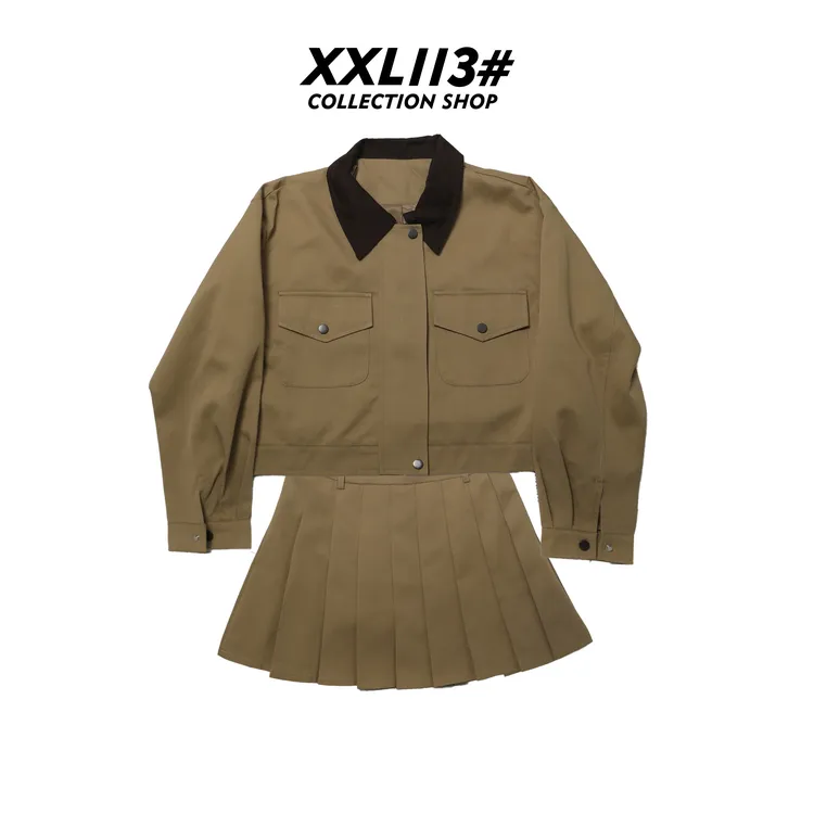 113* CENTRALIZED SHOP休闲风时尚套装短裙夹克春季X5F08I7104