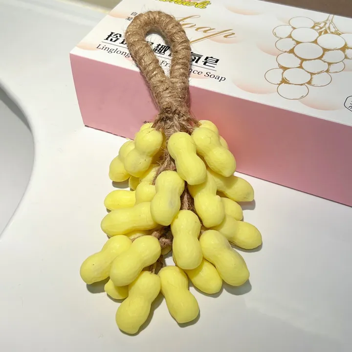 花生手工皂仿真手工皂手工编织伴手礼车内香薰女神的创意生日礼物