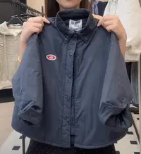 儿童简约时尚翻领棉服男女童2025年冬季新款百搭字母韩版棉衣