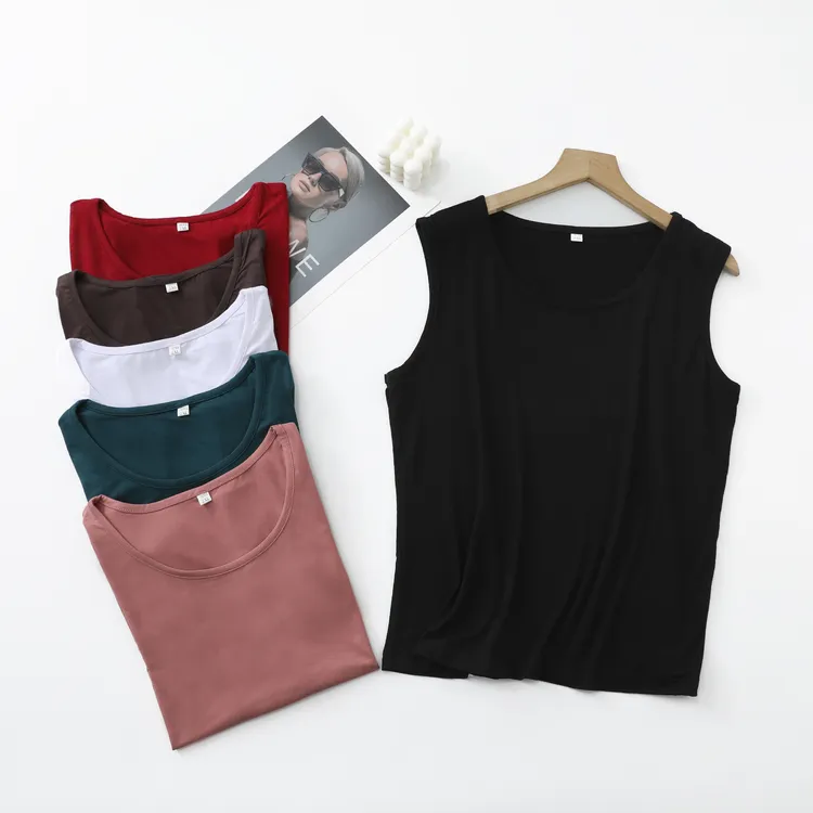 【圆领背心】2025新款大码通勤亲肤舒适时尚百搭宽松背心薄款休闲