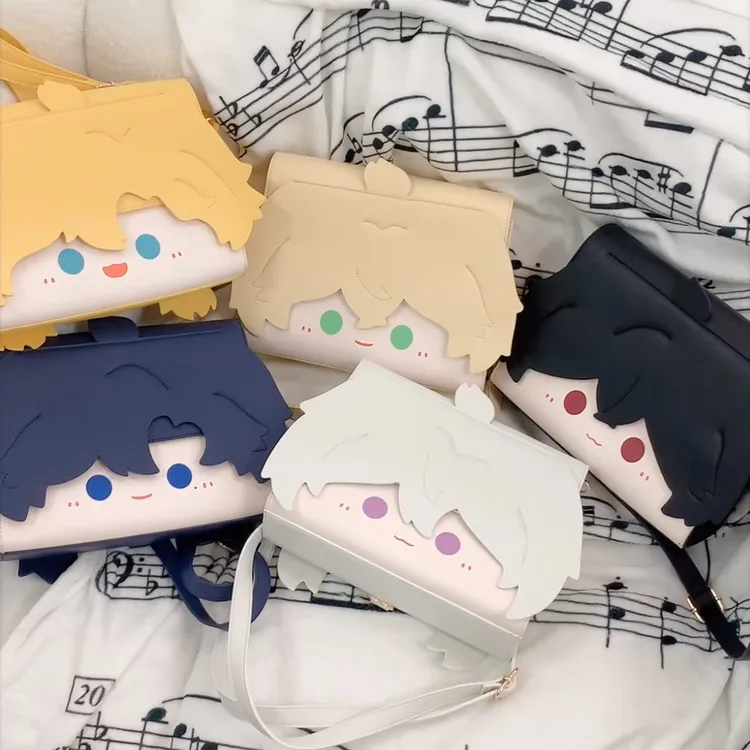 【二贩预售】时空中的绘旅人PU刘海翻盖包秃头大脸包同人周边痛包