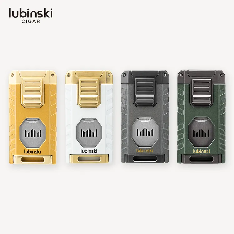 LUBINSKI 多功能聚火三直冲打火机 YJA-10062