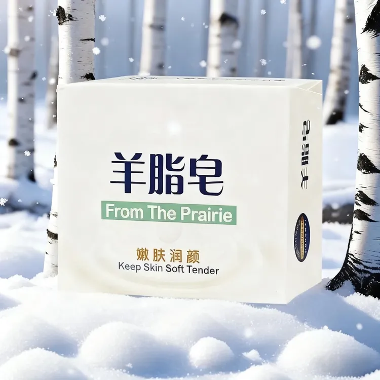 国货羊脂皂清洁保湿洗脸沐浴控油除螨手工羊脂香皂温和润肤羊奶皂