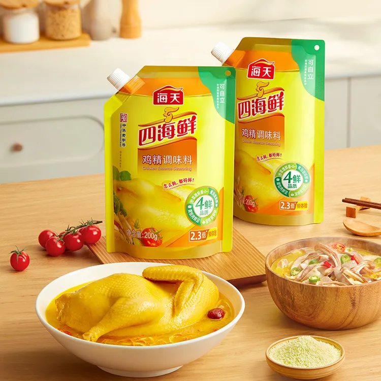 【一饭封神同款】海天四海鲜鸡精200g大袋更实惠增鲜提味调味料鲜味