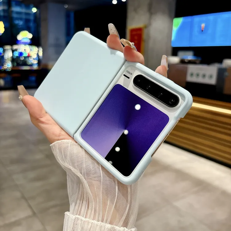 适用华为puraX折叠屏手机壳肤感液态硅胶puraX简约高级防摔硬壳潮