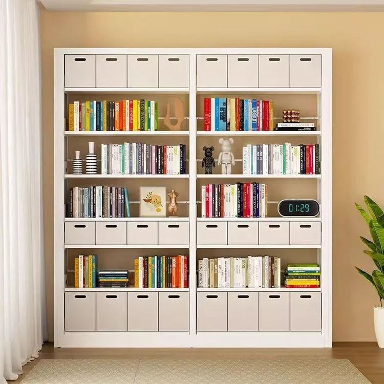 图书馆书架收纳盒桌面杂物收纳筐抽屉式学生宿舍护肤品收纳盒