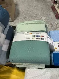 《厚广家》3楼240×250绿色化纤床盖 发1张 大号