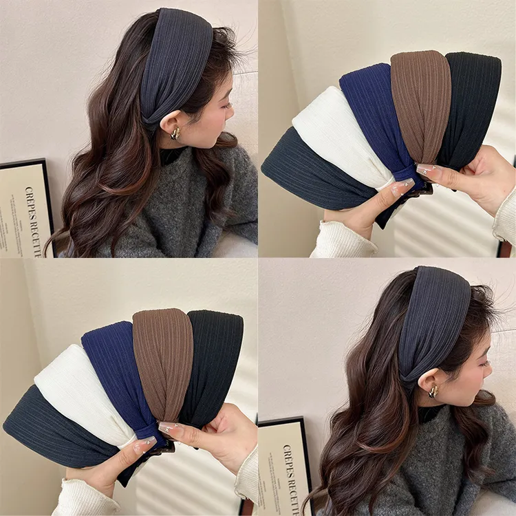 加厚版~高级感宽边发卡发箍女2025新款高颅顶发饰防滑不压发头箍